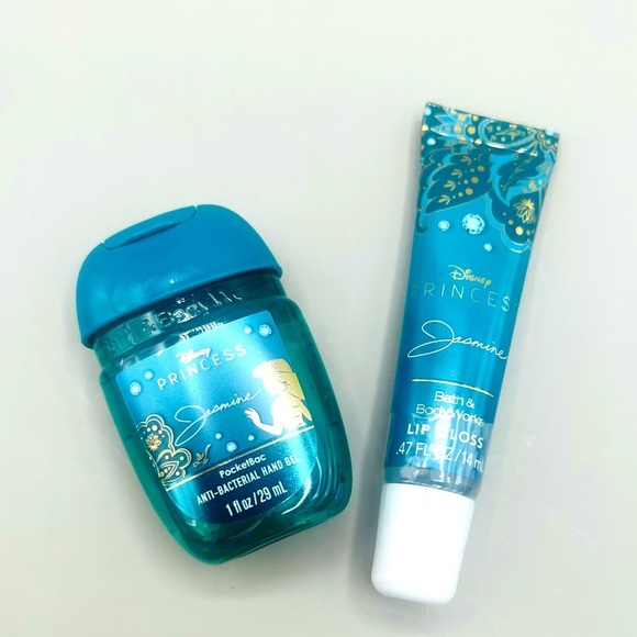 Bath & Body Works Disney JASMINE PocketBac Holder, Hand Gel & Lip Gloss NEW - Picture 5 of 7